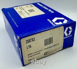 NEW OEM GRACO 258783 L16 Ball And Seat Repair Kit For Z-SERIES PUMP SHIPS FREE