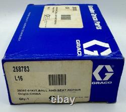 NEW OEM GRACO 258783 L16 Ball And Seat Repair Kit For Z-SERIES PUMP SHIPS FREE