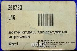 NEW OEM GRACO 258783 L16 Ball And Seat Repair Kit For Z-SERIES PUMP SHIPS FREE
