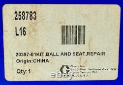 NEW OEM GRACO 258783 L16 Ball And Seat Repair Kit For Z-SERIES PUMP SHIPS FREE