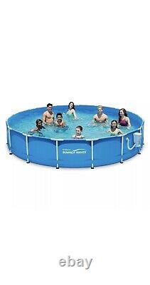 NEW Summer Waves 15ft Active Frame Above Ground Swimming Pool With Pump