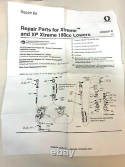 New Graco 25d235 Pump Repair Kit For Xtreme Packing And Tuff-stack 180cc