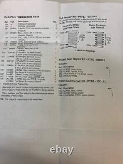 New Graco 25d235 Pump Repair Kit For Xtreme Packing And Tuff-stack 180cc