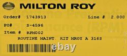 New Milton Roy Rpm002 Routine Maintenance Kit Mroy A316s Pump Repair Kit