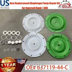New Replacement Diaphragm Pump Repair Kit for Ingersoll Rand / ARO 637119-44-C