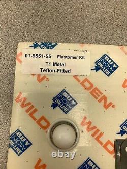 New Wilden Pump Repair Elastomer Kit T1 Metal Teflon-fitted 01-9551-55