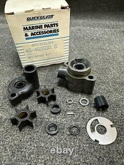 OEM NEW QUICKSILVER MERCURY WATER PUMP Repair KIT 46-46893A6 With 2 Impellers