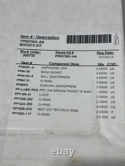 ONE (1) Ingersoll Rand ARO Diaphragm Pump Repair Kit 637303-AA (NEW)