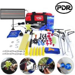 PDR Rods Set Paintless Dent Removal Line Board Lifter Pump Wedge Hail Repair Kit