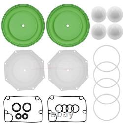 Pump Repair Kit for Ingersoll Rand ARO Diaphragm Pump 637309-TT E20A-FSS-STT-B00