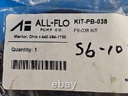 SEALED All-Flo PB-038 Diaphragm Pump 3/8? Repair Kit, KITPB038