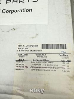Sandpiper 476.182.354 Diaphragm Pump Fluid Section Repair Kit-Wet S15m SN, UHMW