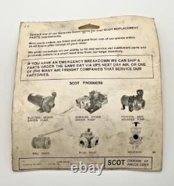 Scot 118.000.581 Motor Pump Repair Kit 118000581 New (VT)