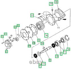 Sea Water Pump Major Repair Kit With Shaft Yanmar Marine 2QM 2QM20 724770-42500