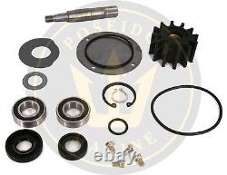 Sea water pump repair kit for Volvo Penta D2-55 D2-75 3583089 inc shaft impeller