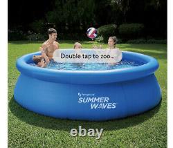 Summer Waves 10-ft Quick Set Ring Swimming Pool with Pump New
