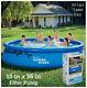Summer Waves 15 Ft X 36 In Quick Set Inflatable Above Ground Swimming Pool Pump