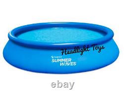 Summer Waves 15 ft x 36 in Quick Set Inflatable Above Ground Swimming Pool Pump