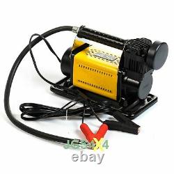 T-MAX 12V Compressor HEAVY DUTY Portable 4x4 Tyre Air Pump + Tyre Repair Kit