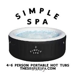 The Simple Spa 4-6 Person Inflatable Hot Tubs On Sale Now