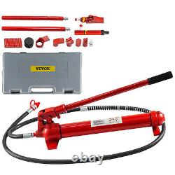 VEVOR 12 Ton Porta Power Hydraulic Jack Air Pump Lift Ram Body Frame Repair Kits