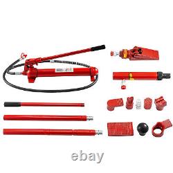 VEVOR 12 Ton Porta Power Hydraulic Jack Air Pump Lift Ram Body Frame Repair Kits