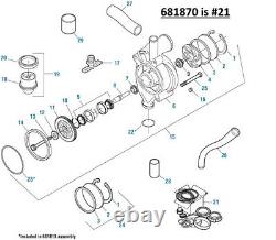 Water Pump Repair Kit for Detroit Series 60 PAI # 681870 Ref. # 23529962 23501579