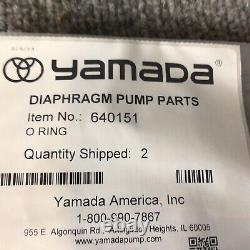 Yamada K20-MT-1 Double Diaphragm Wet end Pump Repair Kit for NDP-20BAT & BST New