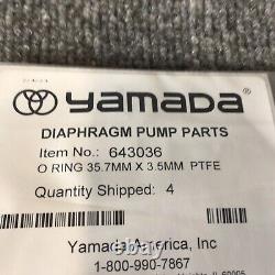 Yamada K20-MT-1 Double Diaphragm Wet end Pump Repair Kit for NDP-20BAT & BST New