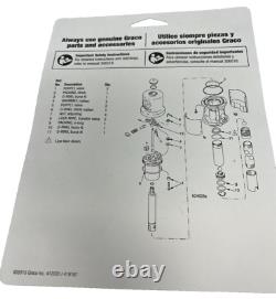 1 NOUVEAU Kit de réparation Graco 238286 51 Ratio Fire Ball 300 Pompes à huile 238-286