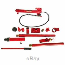 10 Ton Pompe Hydraulique Jack Porta Power Ram Repair Tool Kit Lift Us Expédition