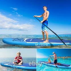 11ft Gonflable Stand Up Paddle Board Sup No Slip Deck Avec Kit Complet+ Sac Us
