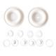 25a857 Kit Complet De R&eacute;paration Des Fluides Pour Pompe Graco Husky 1050, Mise &agrave; Niveau Premium Ptfe