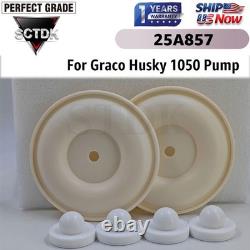 25A857 Kit de réparation complet pour fluide pour pompe Graco Husky 1050, mise à niveau premium PTFE