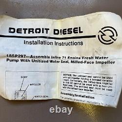 Detroit Diesel Kit De Réparation Pompe À Eau Douce 23506851 Série 71 Nos