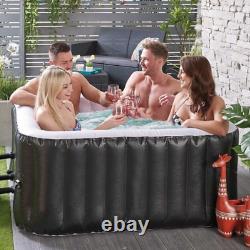 Hot Tub Gonflable Jacuzzi Extérieur Spa Set Jet Bubble Massage 4-5 Personne