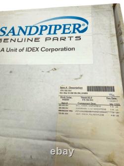 Kit de réparation de la section fluide de la pompe à diaphragme Sandpiper 476.182.354 - Humide S15m SN, UHMW