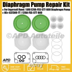 Kit de réparation de pompe 637309-TT pour pompe à diaphragm Ingersoll Rand ARO E20A-FSS-STT-B00