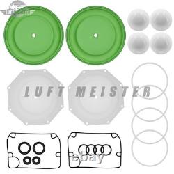 Kit de réparation de pompe 637309-TT pour pompe à diaphragme Ingersoll Rand ARO E20A-FSS-STT-B00
