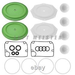 Kit de réparation de pompe 637309-TT pour pompe à diaphragme Ingersoll Rand ARO E20A-FSS-STT-B00