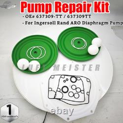Kit de réparation de pompe 637309-TT pour pompe à membrane Ingersoll Rand ARO E20A-FSS-STT-B00