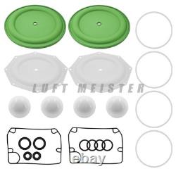 Kit de réparation de pompe 637309-TT pour pompe à membrane Ingersoll Rand ARO E20A-FSS-STT-B00