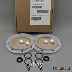 Kit de réparation de pompe 637427-TT compatible avec la pièce de rechange de pompe à membrane Ingersoll Rand ARO