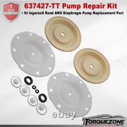 Kit de réparation de pompe 637427-TT compatible avec la pompe à diaphragme Ingersoll Rand ARO, pièce de rechange