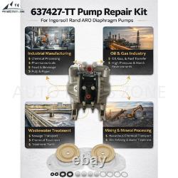 Kit de réparation de pompe 637427-TT compatible avec la pompe à diaphragme Ingersoll Rand ARO, pièce de rechange.