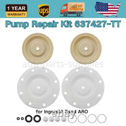 Kit de réparation de pompe 637427-TT pour pièce de rechange de pompe à diaphragme Ingersoll Rand ARO