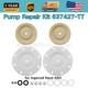 Kit De Réparation De Pompe 637427-tt Pour Pièce De Rechange De Pompe à Diaphragme Ingersoll Rand Aro