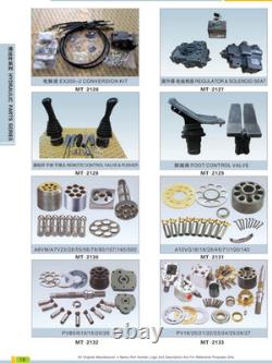 Kit de réparation de pompe A8vo80, ensemble de bloc-cylindres Newtype, plaque de soupape, plaque de valve, axe de piston