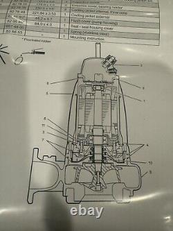 Kit de réparation de pompe Flygt 3153.181 657 17 08 NEUF DANS LA BOÎTE! LIVRAISON GRATUITE