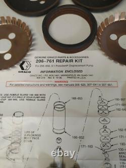 Kit de réparation de pompe Graco 206-761 pour pompe à déplacement 206-658, 31 President
